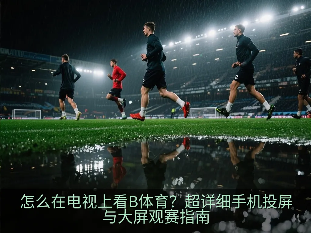 现代家庭路由器与正在进行网络调优的电视观赛背景